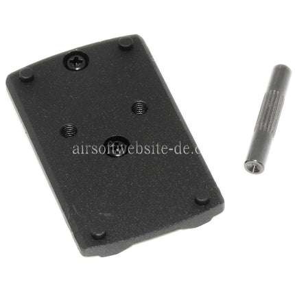 Armorer Works AW Custom HX Mikropunktvisierhalterung Geeignet für AW / WE Gen 2 Hi-Capa Serie GBB Pistolen Airsoft Schwarz