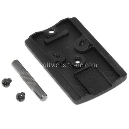 Armorer Works AW Custom HX Mikropunktvisierhalterung Geeignet für AW / WE Gen 2 Hi-Capa Serie GBB Pistolen Airsoft Schwarz