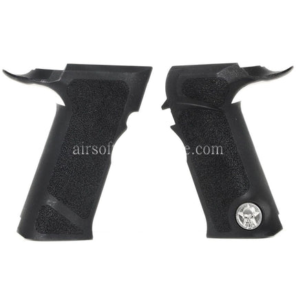 WE (WE-TECH) Plastik Griffabdeckung Geeignet für WE P226 P-Virus Serie GBB Pistolen Airsoft Schwarz