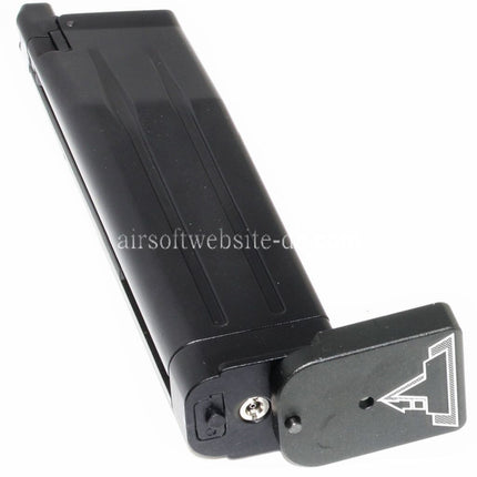EMG TTI 2011 COMBAT MASTER 30rd Gas Magazin Geeignet für Hi-Capa Serie GBB Pistolen Airsoft Schwarz