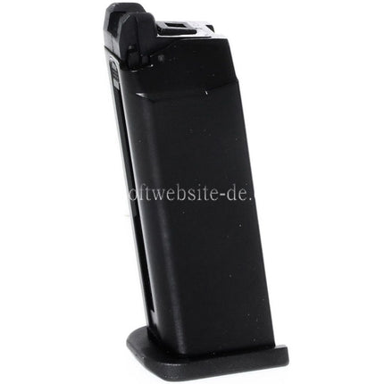 WE (WE-TECH) 20rd G19 GEN5 Gas Magazin Geeignet für G19 G23 G26 Serie GBB Pistolen Airsoft Schwarz