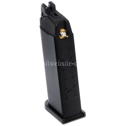 WE (WE-TECH) 20rd G19 GEN5 Gas Magazin Geeignet für G19 G23 G26 Serie GBB Pistolen Airsoft Schwarz