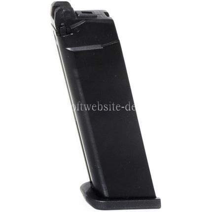 WE (WE-TECH) 25rd Gas Magazin Geeignet für G17 Gen5 G18C G34 G35 G-Serie GBB Pistolen Airsoft Schwarz