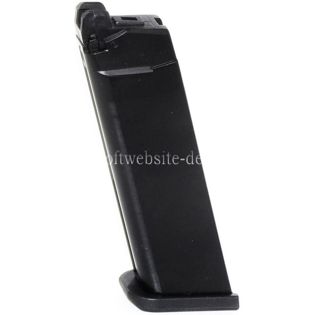 WE (WE-TECH) 25rd Gas Magazin Geeignet für G17 Gen5 G18C G34 G35 G-Serie GBB Pistolen Airsoft Schwarz