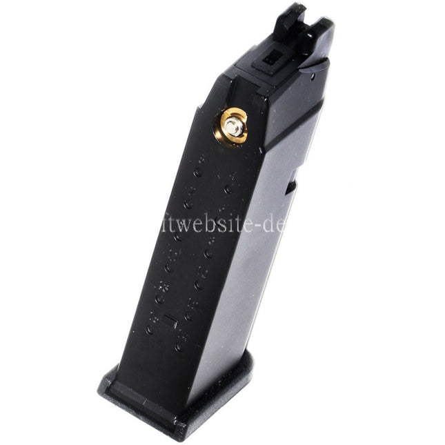WE (WE-TECH) 20rd Gas Magazin Geeignet für G19 G23 G26 Serie GBB Pistolen Airsoft Schwarz