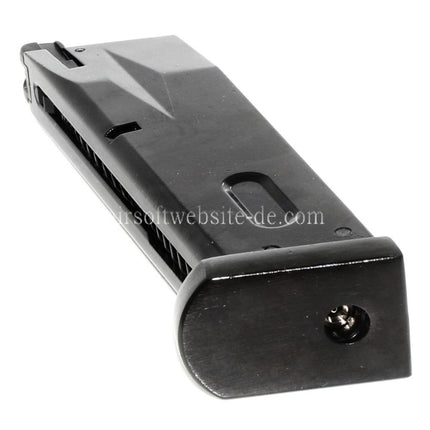 WE (WE-TECH) 26rd Gas Magazin Geeignet für AW MB Serie / KJW / Tokyo Marui / WE 902 M9 M92 Serie GBB Pistolen Airsoft Schwarz