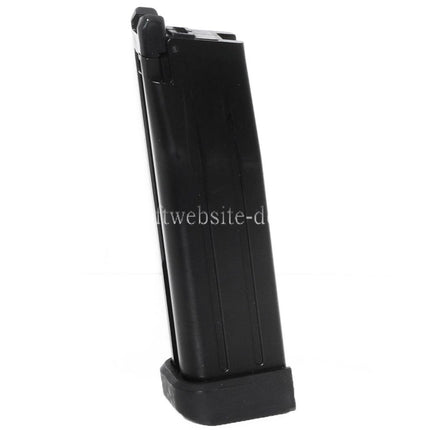 WE (WE-TECH) 30rd Gas Magazin Geeignet für Hi-Capa Serie GBB Pistolen Airsoft Schwarz