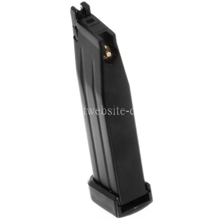 WE (WE-TECH) 30rd Co2 Magazin Geeignet für Hi-Capa Serie GBB Pistolen Airsoft Schwarz
