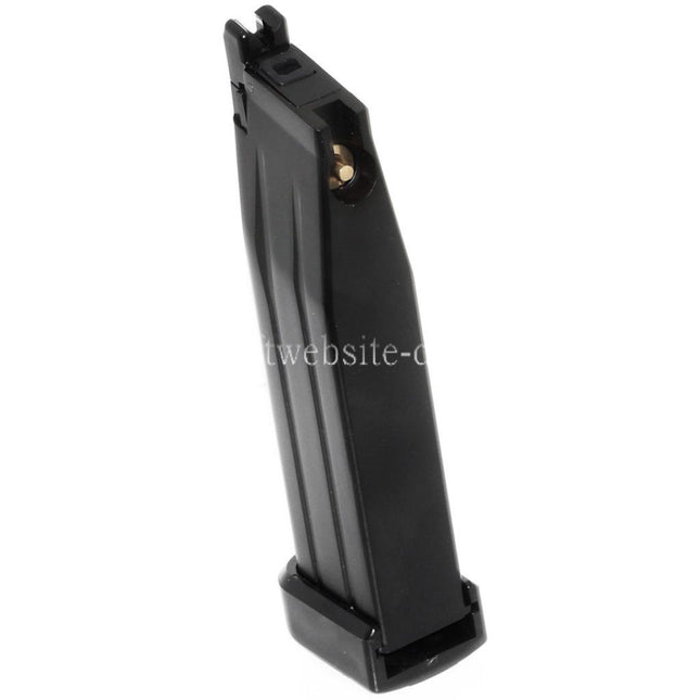 WE (WE-TECH) 30rd Co2 Magazin Geeignet für Hi-Capa Serie GBB Pistolen Airsoft Schwarz