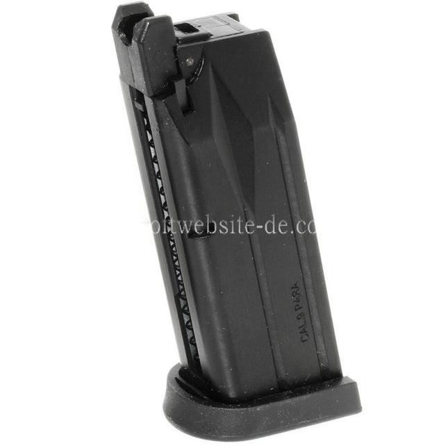 WE (WE-TECH) 20rd Gas Magazin Kurze Typ Geeignet für WE Bulldog PX4 Compact Serie GBB Pistolen Airsoft Schwarz