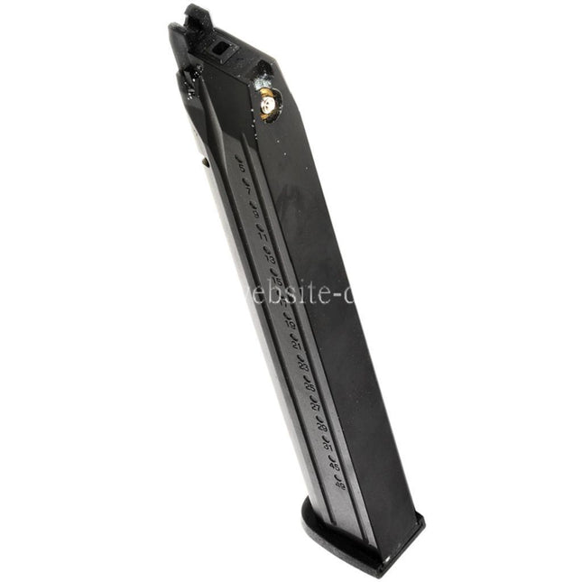 WE (WE-TECH) 50rd Gas Magazin Langer Typ geeignet für WE Toucan Big Bird M&P Serie GBB Pistolen Airsoft Schwarz