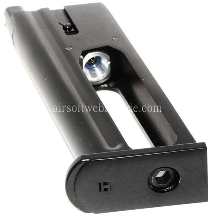 CYBERGUN 21rd Co2 Magazin Geeignet für WE CYBERGUN Thompson Desert Eagle L6 version .50AE GBB Pistolen Airsoft Schwarz