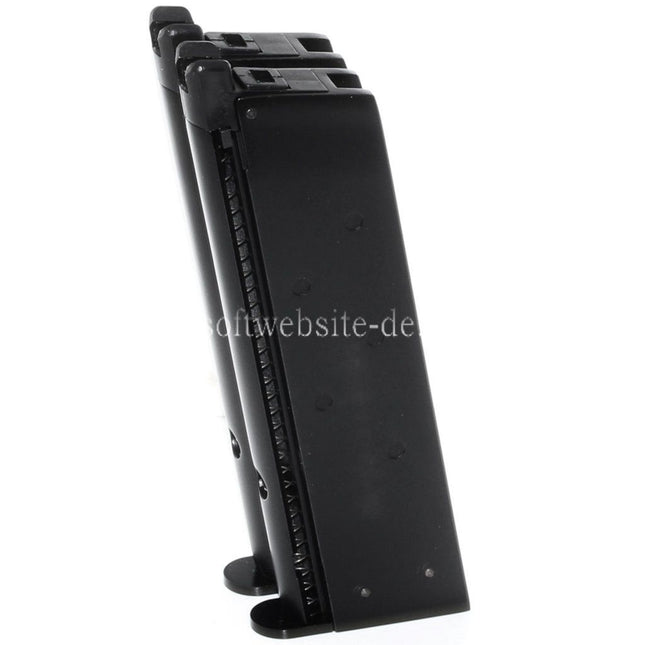 WE (WE-TECH) 32rd Doppel Lauf Gas Magazin Geeignet für AW MX Serie / WE Doppel Lauf 1911 Serie GBB Pistolen Airsoft