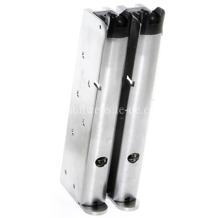 WE (WE-TECH) 32rd Doppel Lauf Gas Magazin Geeignet für AW MX Serie / WE Doppel Lauf 1911 Serie GBB Pistolen Airsoft