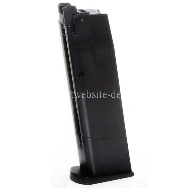 WE (WE-TECH) 26rd Gas Magazin Geeignet für Cybergun Swiss Arms P226 WE F226 Serie GBB Pistolen Airsoft Schwarz