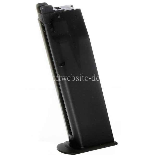 WE (WE-TECH) 26rd Gas Magazin Geeignet für Cybergun Swiss Arms P226 WE F226 E2 Serie GBB Pistolen Airsoft Schwarz