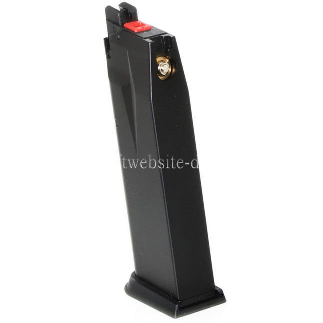 Cybergun Swiss Arms 20rd Gas Magazin Geeignet für WE F228 F229 Swiss Arms P229 Serie GBB Pistolen Airsoft Schwarz