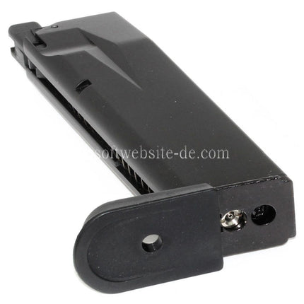 Cybergun Swiss Arms 20rd Gas Magazin Geeignet für WE F228 F229 Swiss Arms P229 Serie GBB Pistolen Airsoft Schwarz