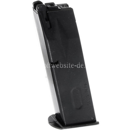 WE (WE-TECH) 26rd Gas Magazin Stahlgehäuse Geeignet für AW MB Serie / KJW / Tokyo Marui / WE 902 M9 M92 GBB Pistolen Airsoft Schwarz