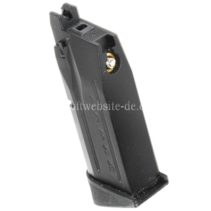 WE (WE-TECH) 15rd Gas Magazin Geeignet für WE Big Bird M&P Compact Serie GBB Pistolen Airsoft Schwarz