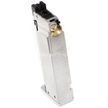 Cybergun 7rd Gas Magazin Geeignet für WE CT25 COLT JUNIOR .25 Mighty Mouse GBB Pistolen Airsoft Silber