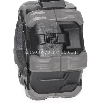 Armorer Works AW Custom 350rd Gas Adaptive Trommelmagazin Geeignet für EMG SAI Red / AW NE Serie / WE (WE-TECH) Single Stack 1911 GBB Pistolen Airsoft