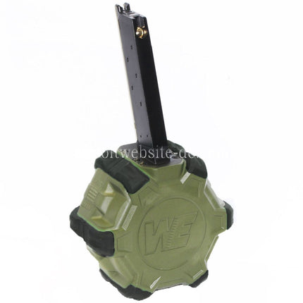 WE (WE-TECH) 350rd Gas Trommelmagazin Geeignet für EMG SAI Red / AW NE Serie / WE Single Stack 1911 GBB Pistolen Airsoft