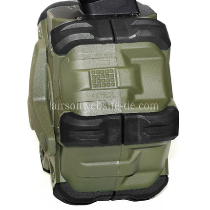 WE (WE-TECH) 350rd Gas Trommelmagazin Geeignet für EMG SAI Red / AW NE Serie / WE Single Stack 1911 GBB Pistolen Airsoft