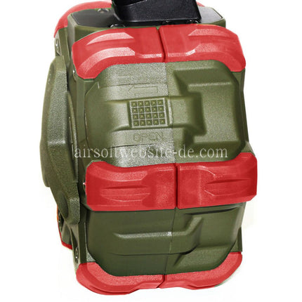 WE (WE-TECH) 350rd Gas Trommelmagazin Geeignet für Hi-Capa GBB Pistolen Airsoft OD