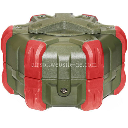 WE (WE-TECH) 350rd Gas Trommelmagazin Geeignet für EMG SAI Red / AW NE Serie / WE Single Stack 1911 GBB Pistolen Airsoft