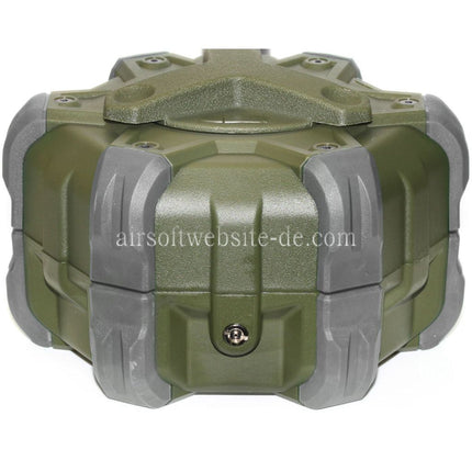 WE (WE-TECH) 350rd Gas Trommelmagazin Geeignet für Hi-Capa GBB Pistolen Airsoft OD