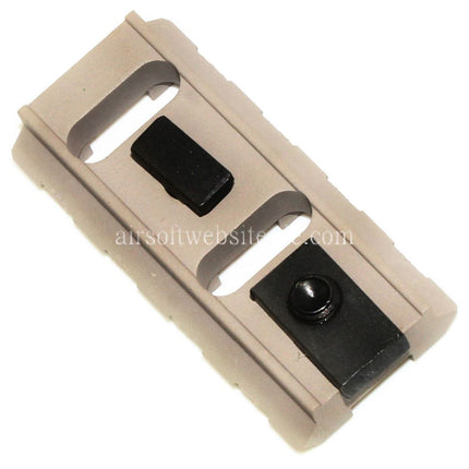 5KU B-2 4-Slots 20mm Schienenabschnitt mit Schrauben Geeignet für M-LOK Montagesysteme
