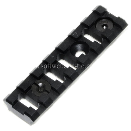 5KU B-2U 7-Slots 20mm Schienenabschnitt mit Schrauben Geeignet für M-LOK Montagesysteme