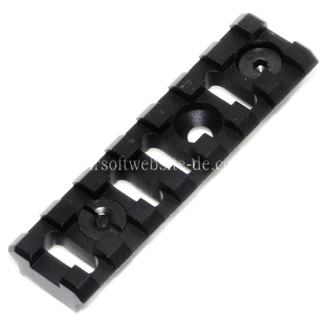 5KU B-2U 7-Slots 20mm Schienenabschnitt mit Schrauben Geeignet für M-LOK Montagesysteme