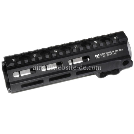 5KU 7 Zoll MK8 M-LOK Handschutz Schienen System Geeignet für Tokyo Marui AEG GBB MWS M4 Gewehre Airsoft