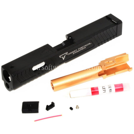 5KU TTI CNC Laufschlitten Set Geeignet für Tokyo Marui G19 Serie GBB Pistolen Airsoft Schwarz