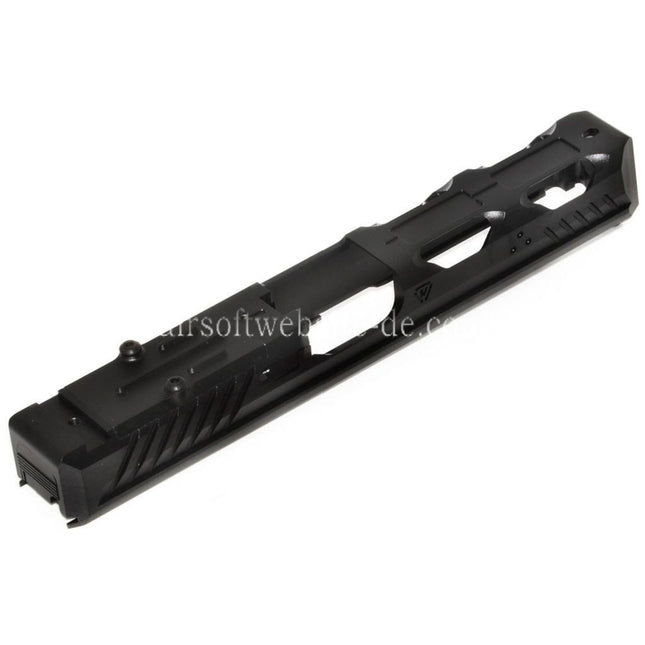 5KU CNC RMR Ready Laufschlitten Set Geeignet für Tokyo Marui G17 Serie GBB Pistolen Airsoft Schwarz