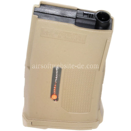 PTS 170rd EPM1-S Mid-Cap Enhanced Polymer Magazin Kurzer Typ Geeignet für M4 M16 Serie AEG Gewehre Airsoft