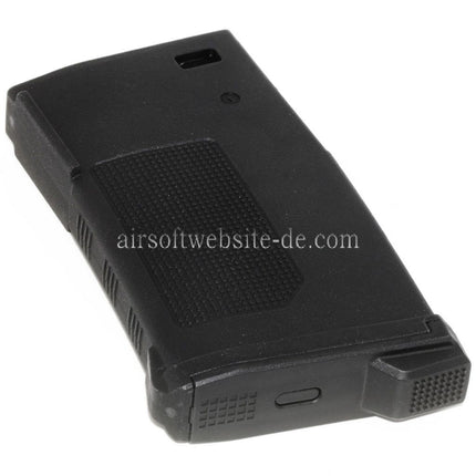 PTS 150rd EPM-LR Mid-Cap Enhanced Polymer Magazin Geeignet für A&K G&P SR25/XM110 Serie AEG Gewehre Airsoft Schwarz