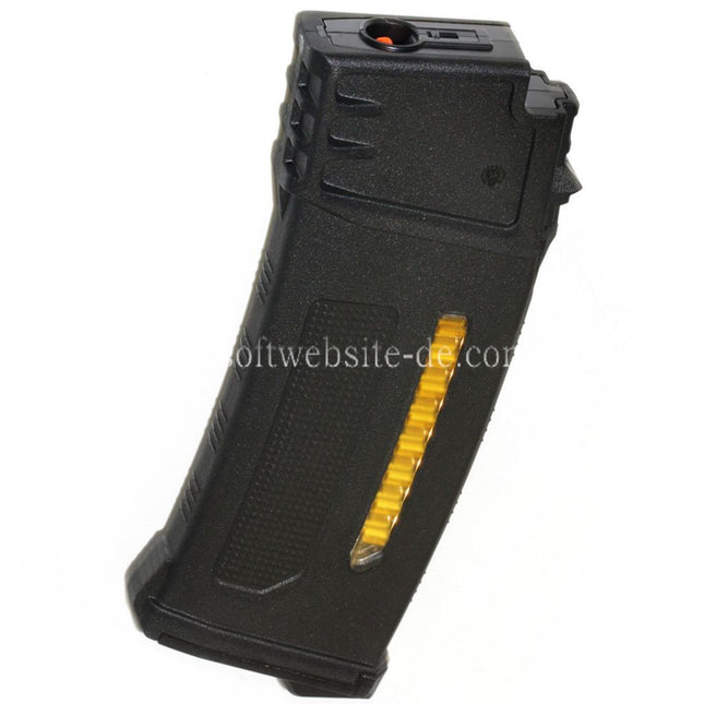 PTS 120rd EPM-G Mid-Cap Enhanced Polymer Magazin Geeignet für G36 Serie AEG Gewehre Airsoft Schwarz