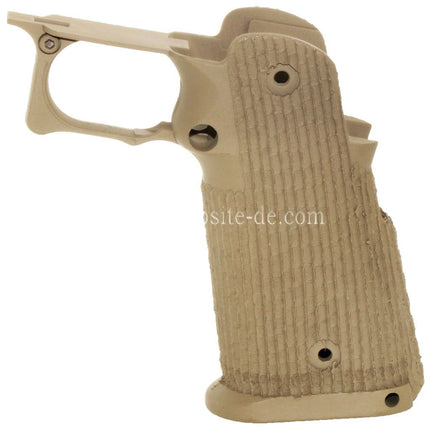 ARMY ARMAMENT Gepunkteter Pistolengriff Geeignet für R501 Costa Carry Comp R601 TTI Combat Master EMG AW WE Tokyo Marui Hi-Capa Serie GBB Pistolen Airsoft