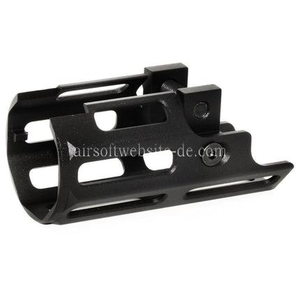 Airsoft Website 81mm M-LOK Handguard System Geeignet für CYMA Tokyo Marui MP5K AEG GBB SMG Gewehre Schwarz