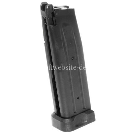 ARMY ARMAMENT 30rd Gas Magazin Geeignet für Hi-Capa Serie GBB Pistolen Airsoft Schwarz