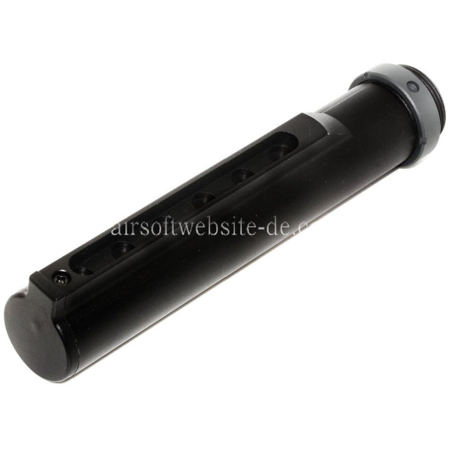 E&C 168mm 5-Positions verlängerten Gewehrschaft Pufferrohr adapter Geeignet für E&C Tokyo Marui M16A1 Serie AEG Gewehre Airsoft Schwarz