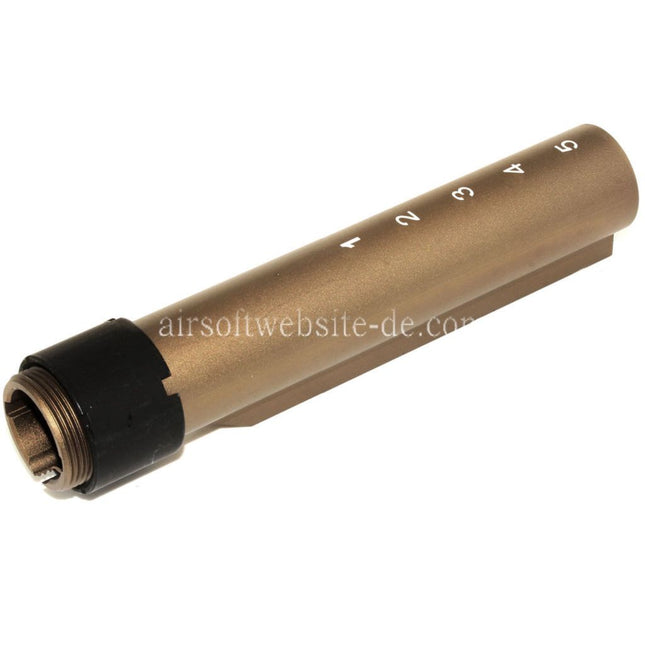 E&C 168mm 5-Positions Erweiterter Schaft Pufferrohradapter Geeignet für E&C 416A5 Serie AEG Gewehre Airsoft