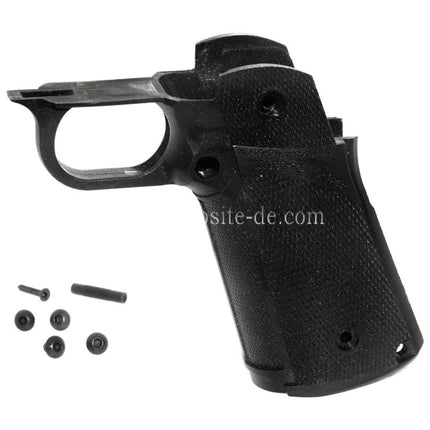 KF Airsoft Polymer Griff Geeignet für KJ Works AW WE-TECH Tokyo Marui Hi-Capa Serie GBB Pistolen Schwarz