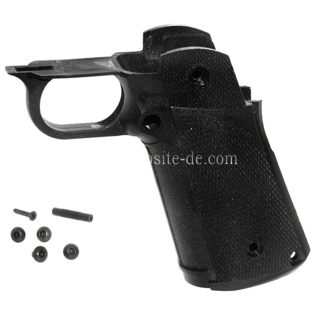 KF Airsoft Polymer Griff Geeignet für KJ Works AW WE-TECH Tokyo Marui Hi-Capa Serie GBB Pistolen Schwarz