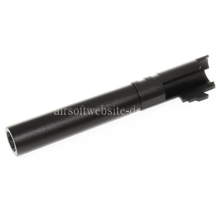 KF Airsoft CNC Aluminum Bull Stild Äußerer Lauf +11mm CW im Uhrzeigersinn Geeignet für AW WE Tokyo Marui Hi-Capa 5.1 GBB Pistolen