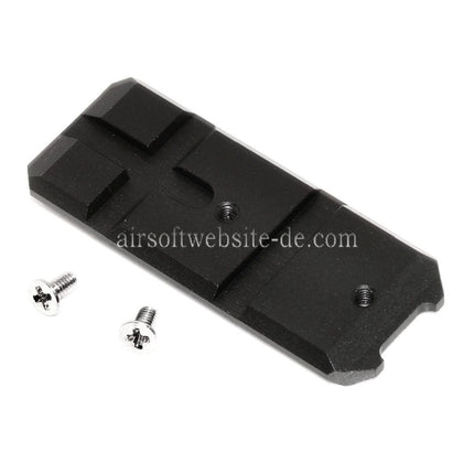 KF Airsoft CNC Aluminum Untere Rahmen Schienenplatte Geeignet für Tokyo Marui Hi-Capa Serie GBB Pistolen