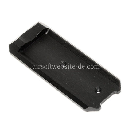 KF Airsoft CNC Aluminum Untere Rahmen Schienenplatte Geeignet für Tokyo Marui Hi-Capa Serie GBB Pistolen
